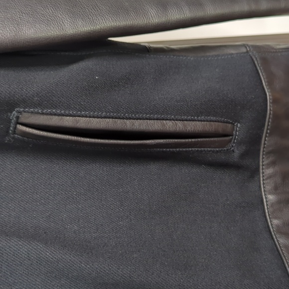 Odyn Vovk Men's Leather Biker Moto Jacket USA M - Picture 5 of 14